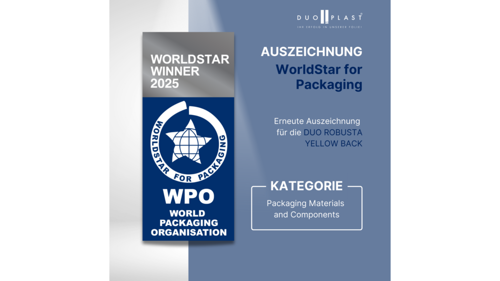 Auszeichnung World Star for Packaging