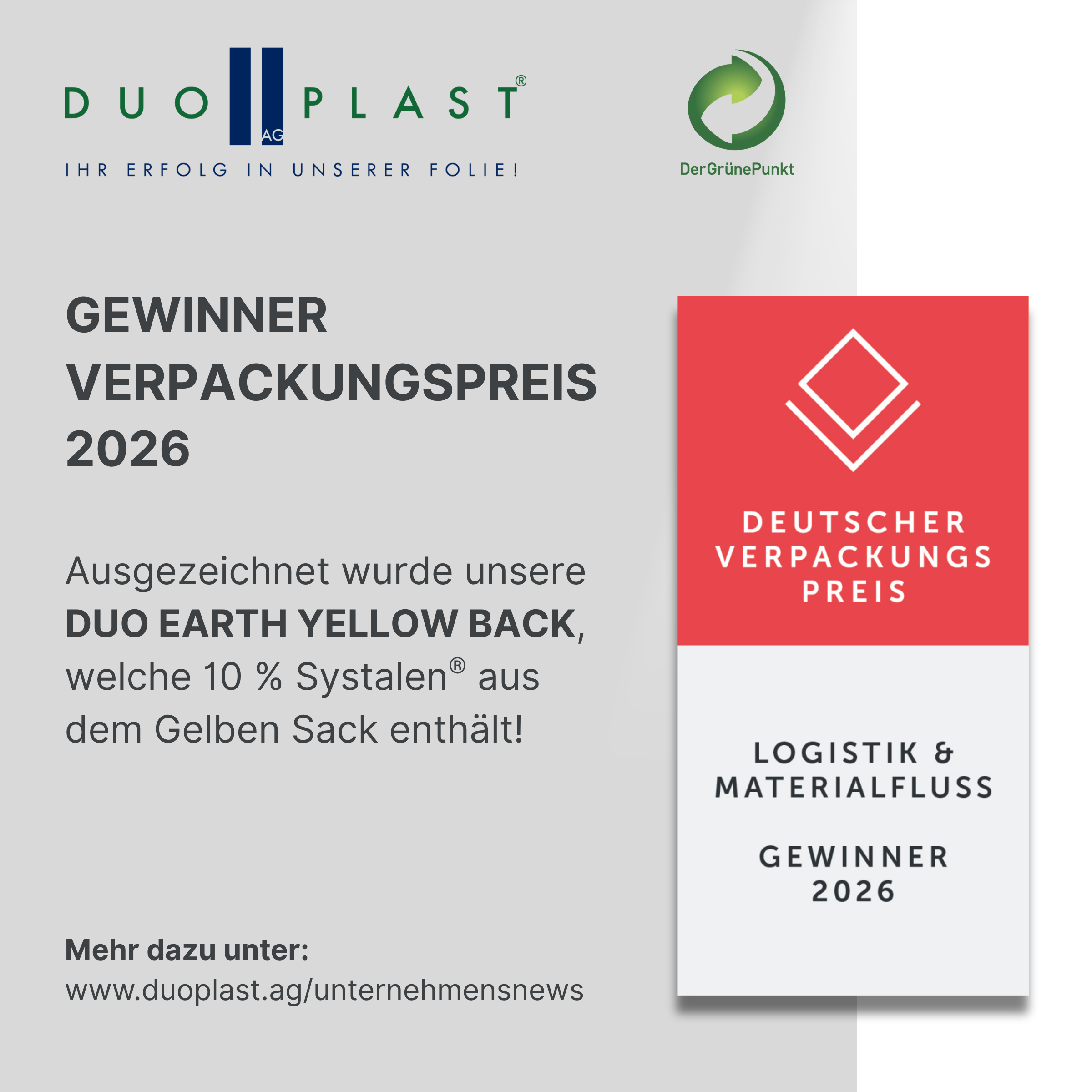 Gewinner Deutscher Verpackungspreis 2026